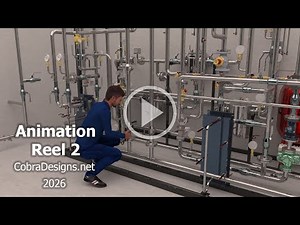 Industrial Process & Automation 3D Animation Reel 2 - 2026 | Cobra Designs Studio