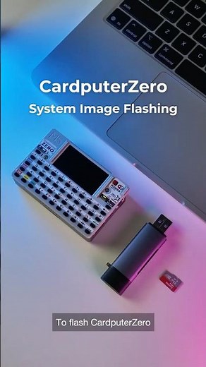 Flash the system image for CardputerZero
