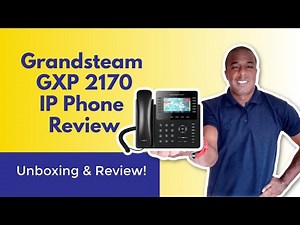 Grandstream GXP 2170 IP Phone Unboxing & Review - 12 Line VOIP Phone