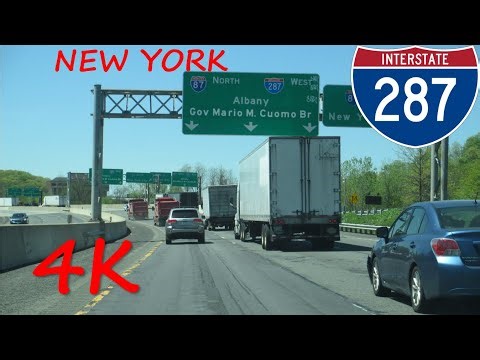 ⁴ᴷ Interstate 287 - New York westbound [4K VIDEO]