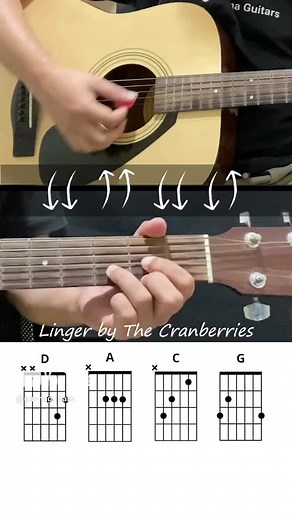 Learn Linger by The Cranberries with 4 Easy Guitar Chords