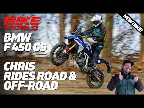 CHRIS RIDES THE NEW BMW F 450 GS ON & OFF-ROAD | DON'T READ THE SPEC SHEET!