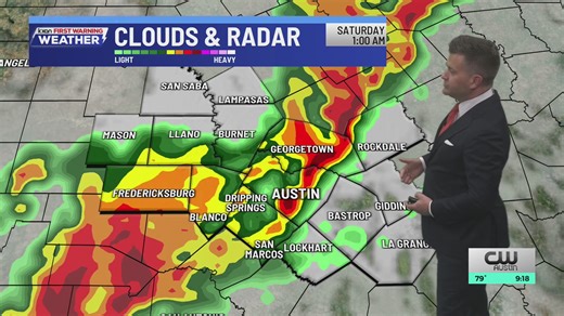 Strong storms marching through Central Texas tonight | KXAN Forecast (Oct. 24)