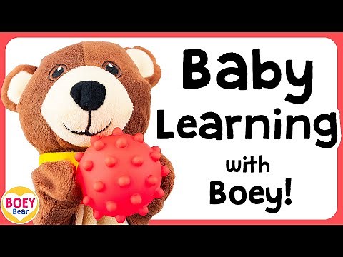 Baby Learning with Boey - Learn with Balls - Baby Sensory - Montessori for Babies - Toddler Videos
