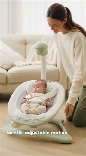 The Baby Swing Every Parent Needs#BabySwing #ParentingHelper #HappyBaby