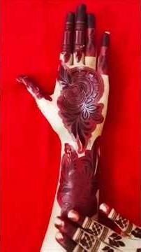 Tried affordable and reuseable mehndi sticker/how to apply mehndi sticker#mehndistencil#viralsticker