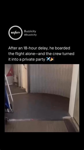 @buzzicity on Instagram: "- This X post reposts a 2023 viral TikTok video by Phil Stringer, capturing his surreal experience as the sole passenger on an American Airlines flight from Oklahoma City to Charlotte after an 18-hour delay, turning the red-eye into a crew-led dance party. - The clip, featuring overhead announcements, galley banter, and mid-cabin grooves, exemplifies rare airline goodwill, with Stringer’s footage amassing millions of views originally and reigniting buzz through @Interne