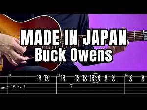 Made in Japan - Buck Owens | Guitar Tutorial | Guitar Tab