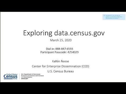 Exploring data census gov