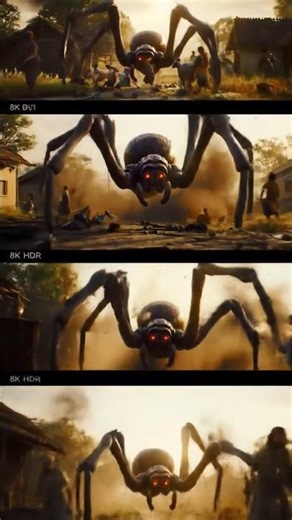 “Real Footage? Giant Spider Attack in Pakistani Village 😱🕷 | 8K Cinematic AI Scene”#viral #trending