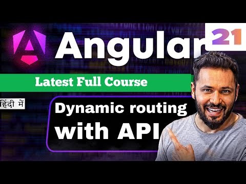Angular 21 Tutorial in Hindi #51 Dynamic Routing with API | Product Details Page