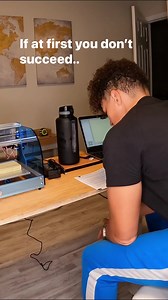 Let’s just say, if at first you don’t succeed…. #laser #cnc #sainsmart SainSmart Technology, Inc. | Trina Berks