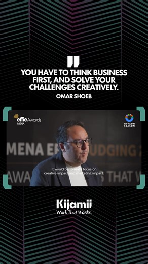 What does marketing effectiveness actually look like in 2025? 🎯 Our KSA MD, Omar Shoeb, sat down with MENA Effie Talks to share his take, from cutting through the noise to advice for this year’s Mena Effie Awards entrants. | Kijamii