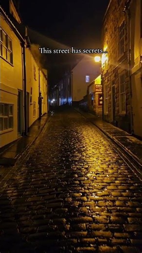 An evening walk on Henrietta Street, Whitby.