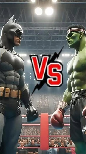 Batman vs Hulk #spiderman #brawlstars #shorts #marvel #superhero #avengers #hulk