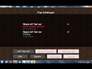 Como conectarse en un server en Minecraft