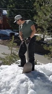 He was so sure it was SO solid 🤣 #fail #fall #winter #snow #funny #afv | America's Funniest Home Videos