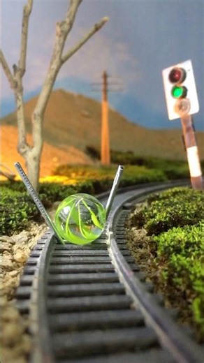 TRAIN VS CRASH BALL 🔵 💥 🚂