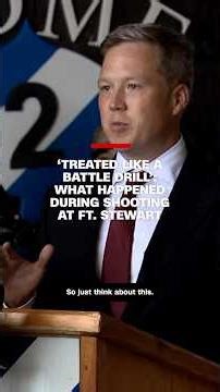 'Treated like a battle drill': What happened during shooting at Ft. Stewart #cnn #news #ft #stewart