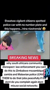 55K views · 429 reactions | Etwatwa vigilant citizens spotted police car without number plate & this happened. Nizotrenda #viramlreelschallengem #highlightseveryonefollowers | Nkosie Mandy Ndlovu | Facebook