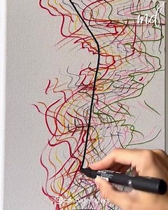 963K views · 2.7K reactions | Abstract art painting! | MetDaan DIY | Facebook
