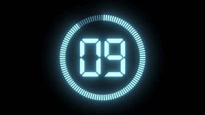 Animated Blue Glowing Countdown Timer 20 Stock Footage Video (100% Royalty-free) 3905580243 | Shutterstock