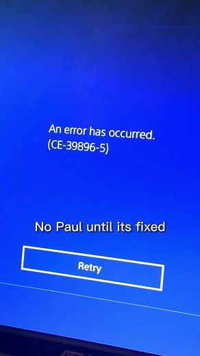 :(( 🇬🇧🇬🇧 error code: CE-39896-5 #ps4 #playstation #playstationhelp #CE-39896-5 @PlayStation