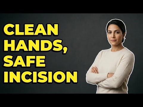 How Should I Wash Hands Before Touching My Incision?