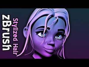 Create Cartoon Hair in zBrush