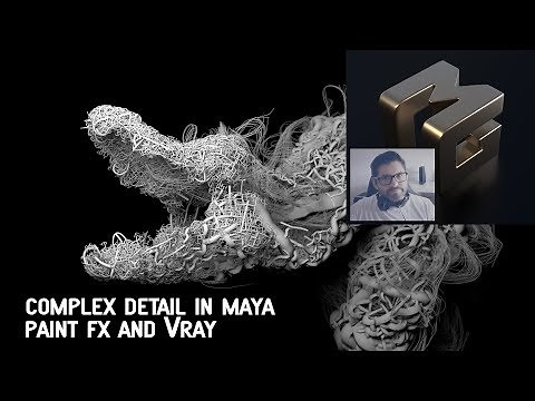 Maya tutorial: Complex Detail In Maya, Paint FX and Vray