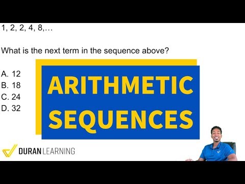 ASVAB Arithmetic Reasoning - Arithmetic Sequences (Practice Question Walkthrough Solution Video)