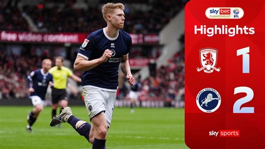 Middlesbrough 1-2 Millwall | Championship Highlights
