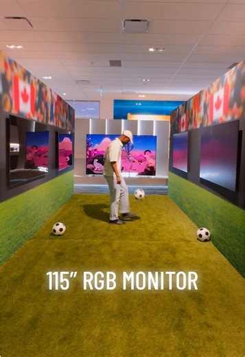 Went to a Samsung event last week and this was easily one of the highlights. The Samsung Micro RGB TV just looks different in person; the colours are super precise, the details are clean, and nothing feels overdone. It’s one of those displays you don’t fully understand until you see it live. With Samsung teaming up with Canada Soccer ahead of the biggest soccer moment of the summer, they also showed how it handles live matches, and yeah… that experience felt very real. Definitely something I’d w