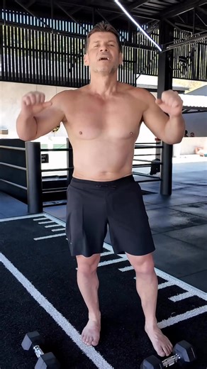 Dumbbell Curl Power-Up - Skip Weak Arms Tonight? #GayDaddyGains #MuscleCoachVibes #GayFitnessFlex #CoachStudsSweat | Matt Urban