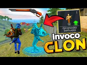 CLONES EN FREEFIRE INVOCO CLONES(TROLL) NUEVA ESCOPETA ACTUALIZACIÓN HALLOWEEN FREEFIRE