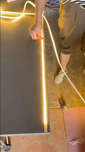 Hidden LED Rail Installation | Creative Wood Wall & Cabinet Lighting DIY