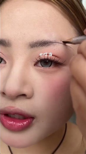 🎥 Super detailed tutorial on drawing natural-looking eyebrows using a standard camera.. #eyebrow