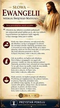 Nie Czyń Dobra na Pokaz 🙏 Ewangelia według św. Mateusza (Mt 6, 1-18) #przystańpokoju