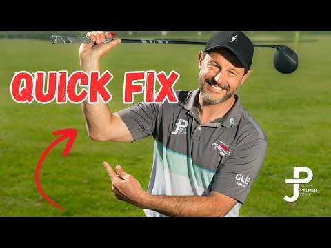 QUICK FIX to INSTANTLY STOP your Golf Slice! Correct your Trail arm position with this 5 sec DRILL!