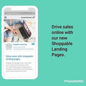 4 comments | Set yourself up for Cyber Monday success with our new Shoppable Landing Pages. Create your page in just minutes to start selling products and services online. Learn more: https://conta.cc/37tPglh | Constant Contact | Facebook