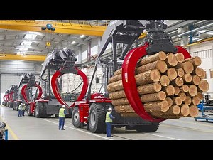 How World’s Largest Log Stackers Are Built from Scratch in Sweden