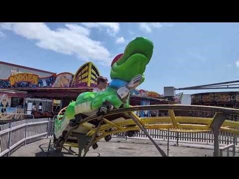 Go-Gator Roller Coaster Ride At Coney Beach, Porthcawl