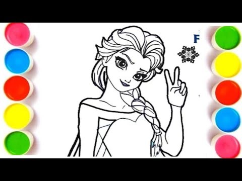 How to Draw Elsa from Frozen Easy ❄️ Step by Step Elsa Drawing Tutorial for Beginners