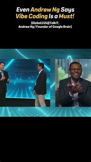 Even Andrew Ng Says Vibe Coding Is a Must! [TalkIT Global 155] #shorts