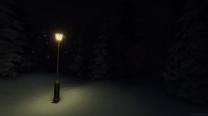 Snowy Winter Night Live Wallpaper - MoeWalls