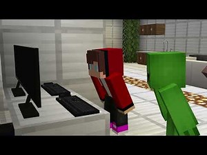 JJ and Mikey Security Bunker vs MIMIC Army Apocalypse in Minecraft - Maizen