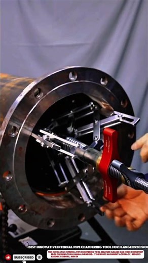 Best Innovative Internal Pipe Chamfering Tool for Flange Precision #innovative# #tool