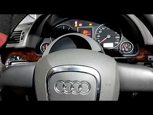 Ауди - светятся подушки безопасности