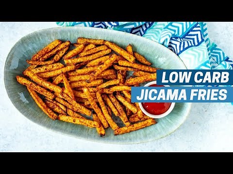 Low Carb Jicama Fries | Oven Fries and Air Fryer Recipe!