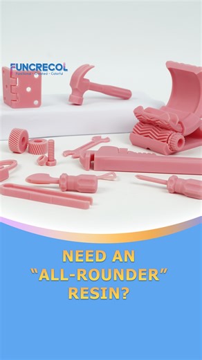 Funcrecol 3D Resin Manufacturer-Jimmy on Instagram: "✨Great Resin Meets Its Perfect Printer Match! 🖨️122 Engineering Resin’s Top-Tier Precision Paired with Reike’s 16K High-Resolution Screen Creates a Synergistic 3D Printing Combo, Highlighting Every Small Intricate Detail on Your Model with Exceptional Sharpness and Clarity. #funcrecol #3dprinting #3dresin #resin #diymodels #3dprintingmodel #3dprinter"